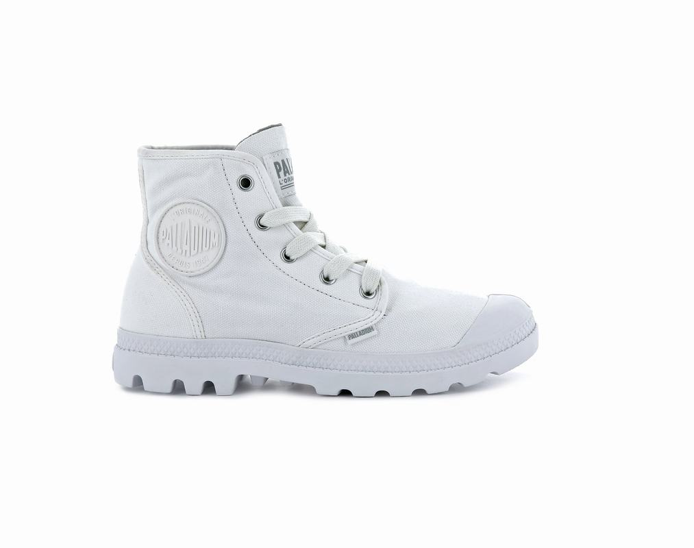 Palladium Pampa Hi Womens Boots White Australia [OZCNWT-371]